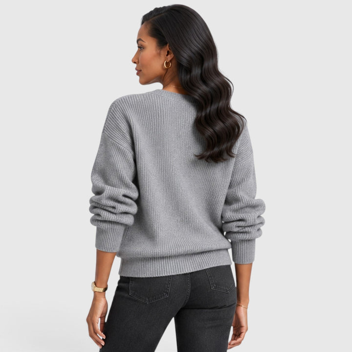 Winifred | Elegant V-Neck Jumper Knitwear