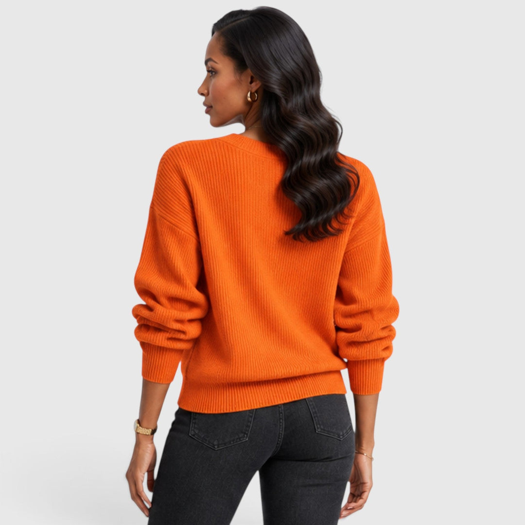Winifred | Elegant V-Neck Jumper Knitwear