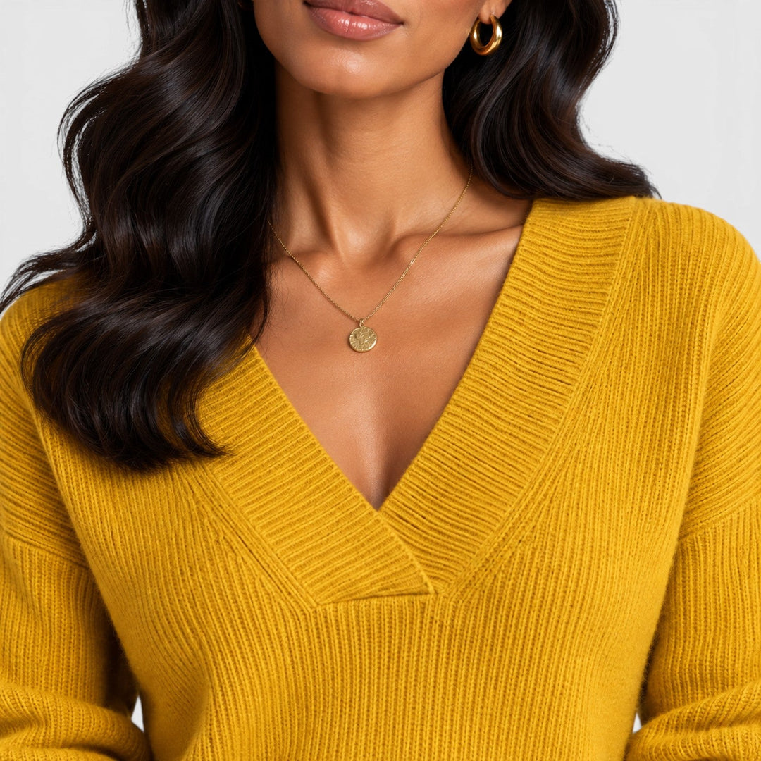 Winifred | Elegant V-Neck Jumper Knitwear