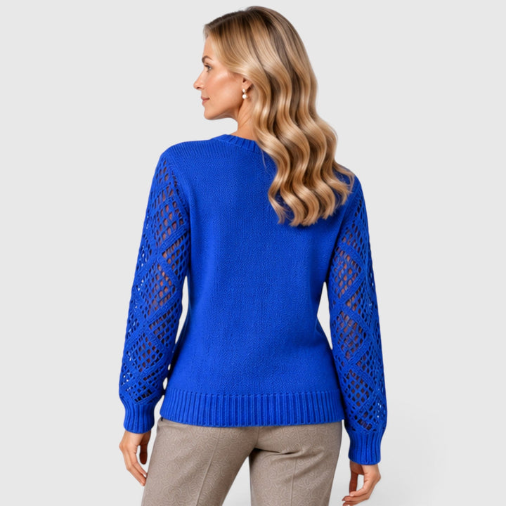 Bridget | Refined Openwork Sleeve Jumper