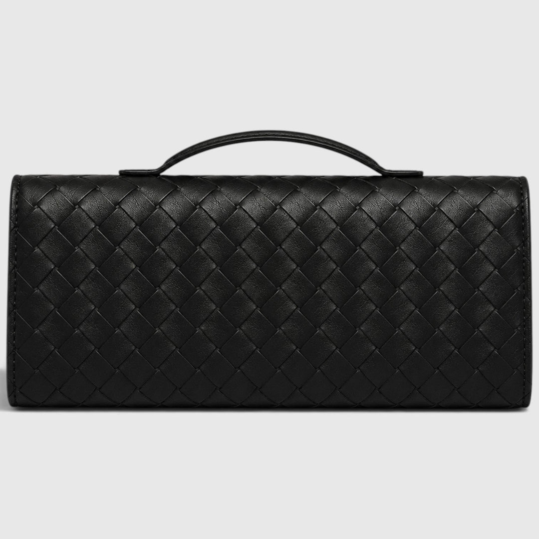 Saoirse | Elegant Woven Clutch Shoulder Bag