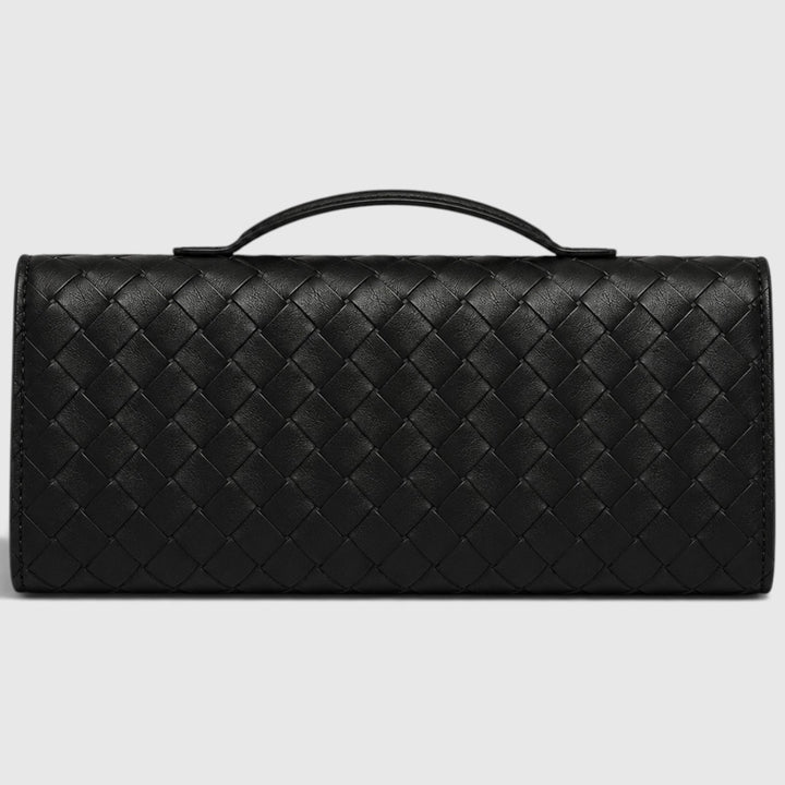 Saoirse | Elegant Woven Clutch Shoulder Bag