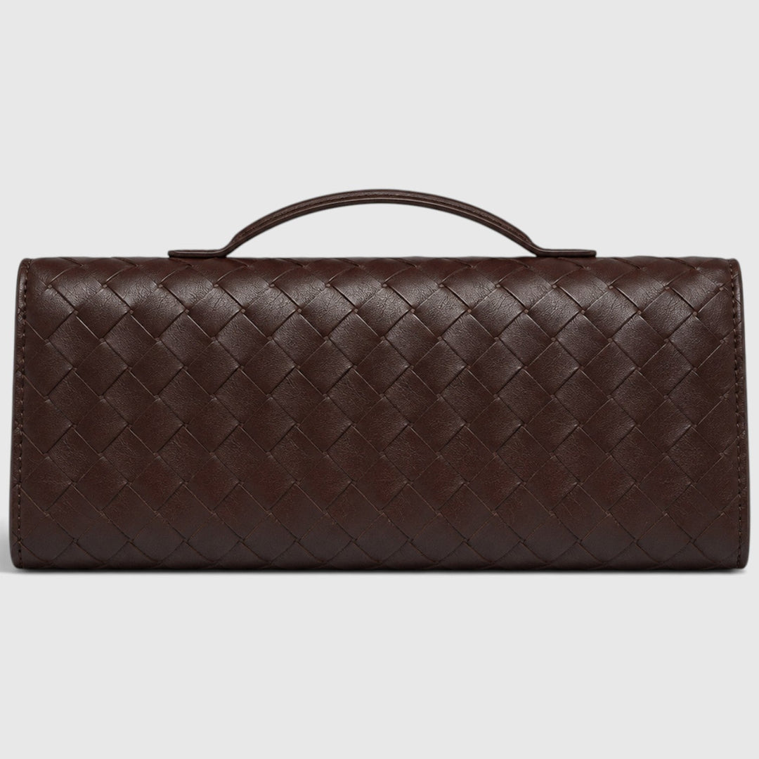 Saoirse | Elegant Woven Clutch Shoulder Bag