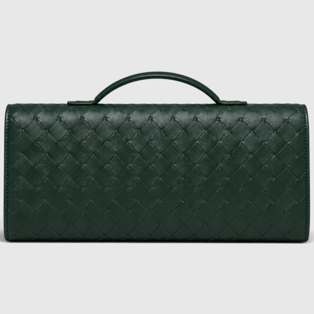Saoirse | Elegant Woven Clutch Shoulder Bag