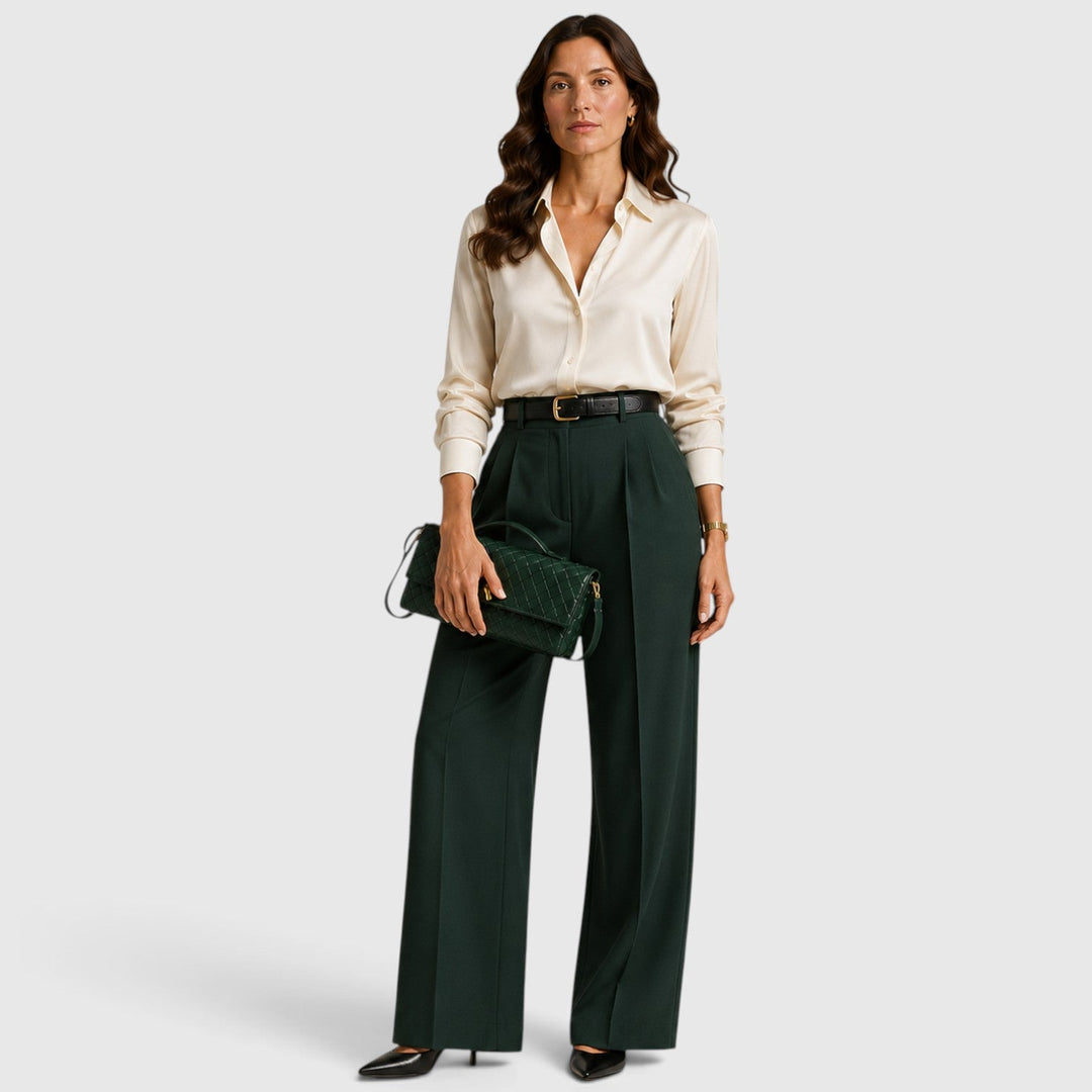Saoirse | Elegant Woven Clutch Shoulder Bag