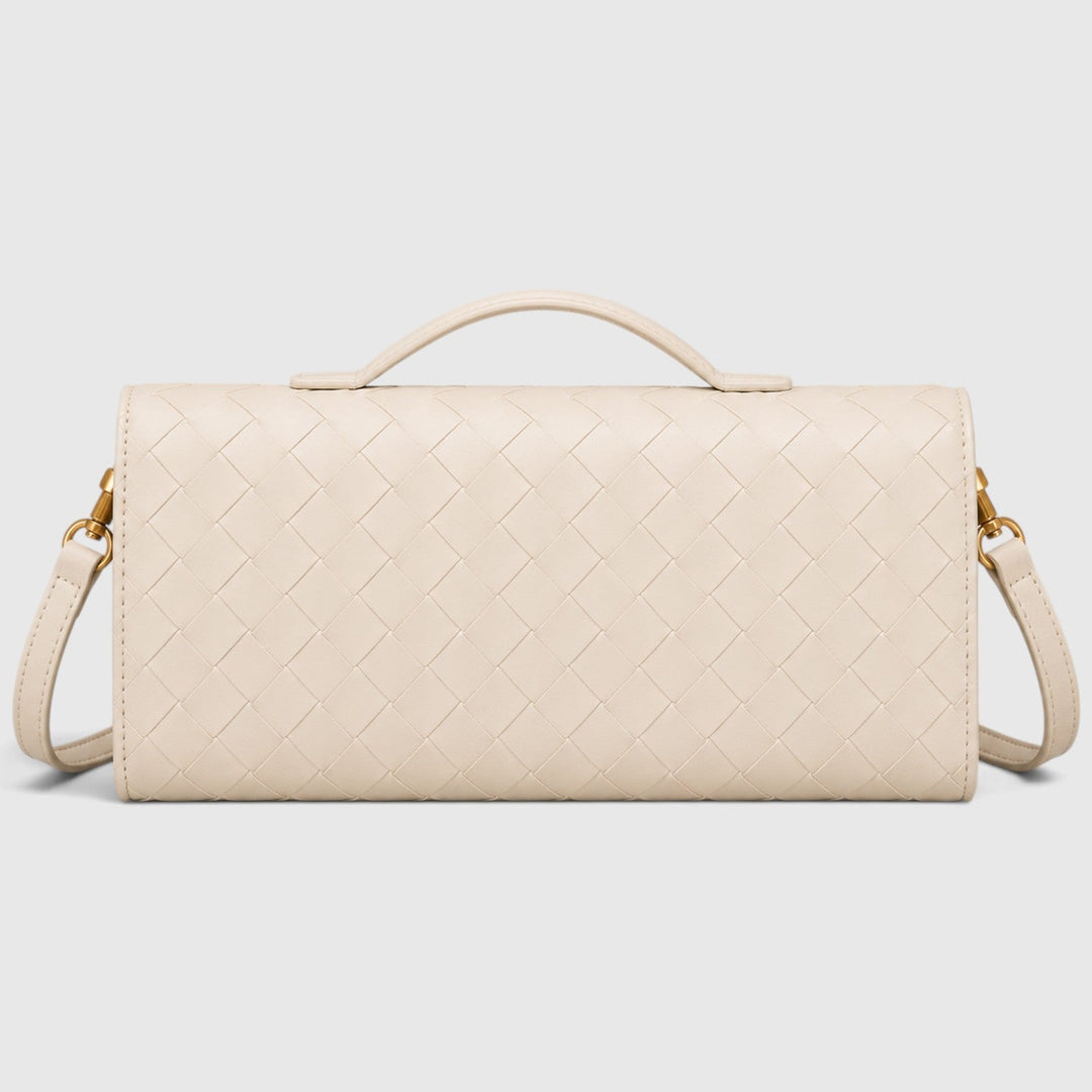 Saoirse | Elegant Woven Clutch Shoulder Bag