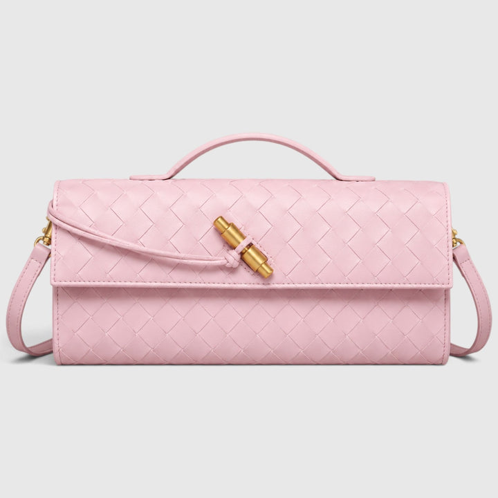 Saoirse | Elegant Woven Clutch Shoulder Bag