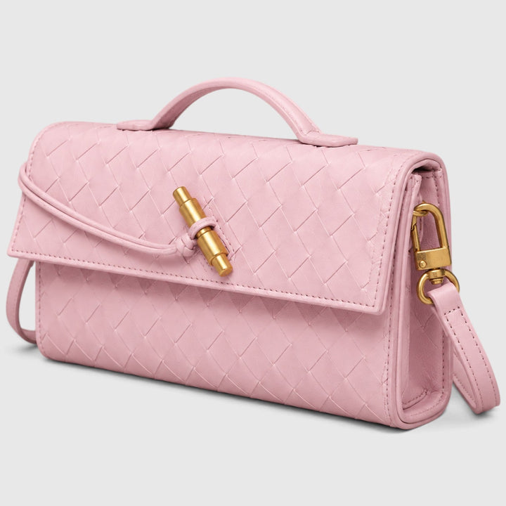 Saoirse | Elegant Woven Clutch Shoulder Bag