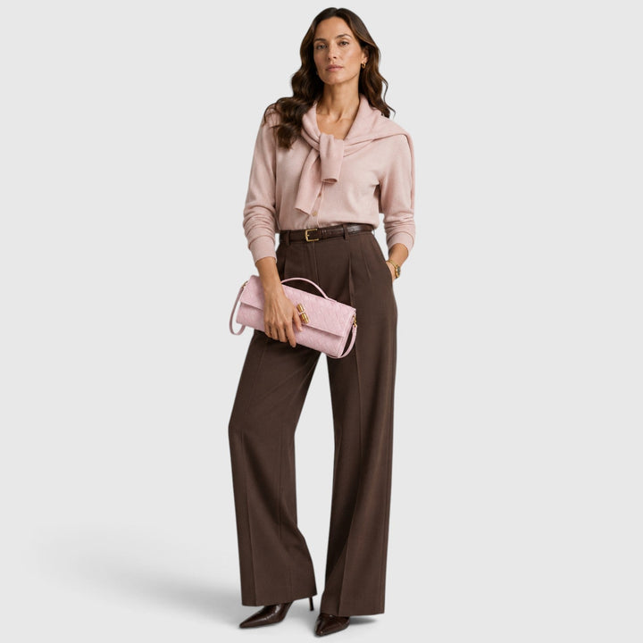 Saoirse | Elegant Woven Clutch Shoulder Bag