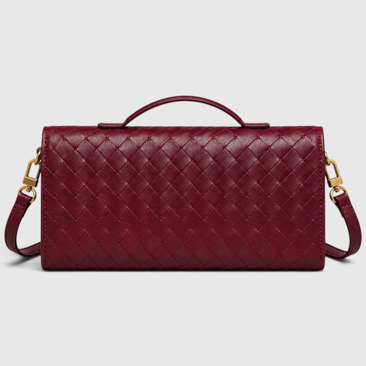 Saoirse | Elegant Woven Clutch Shoulder Bag