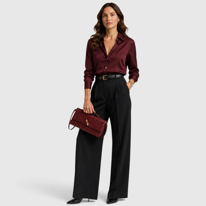 Saoirse | Elegant Woven Clutch Shoulder Bag