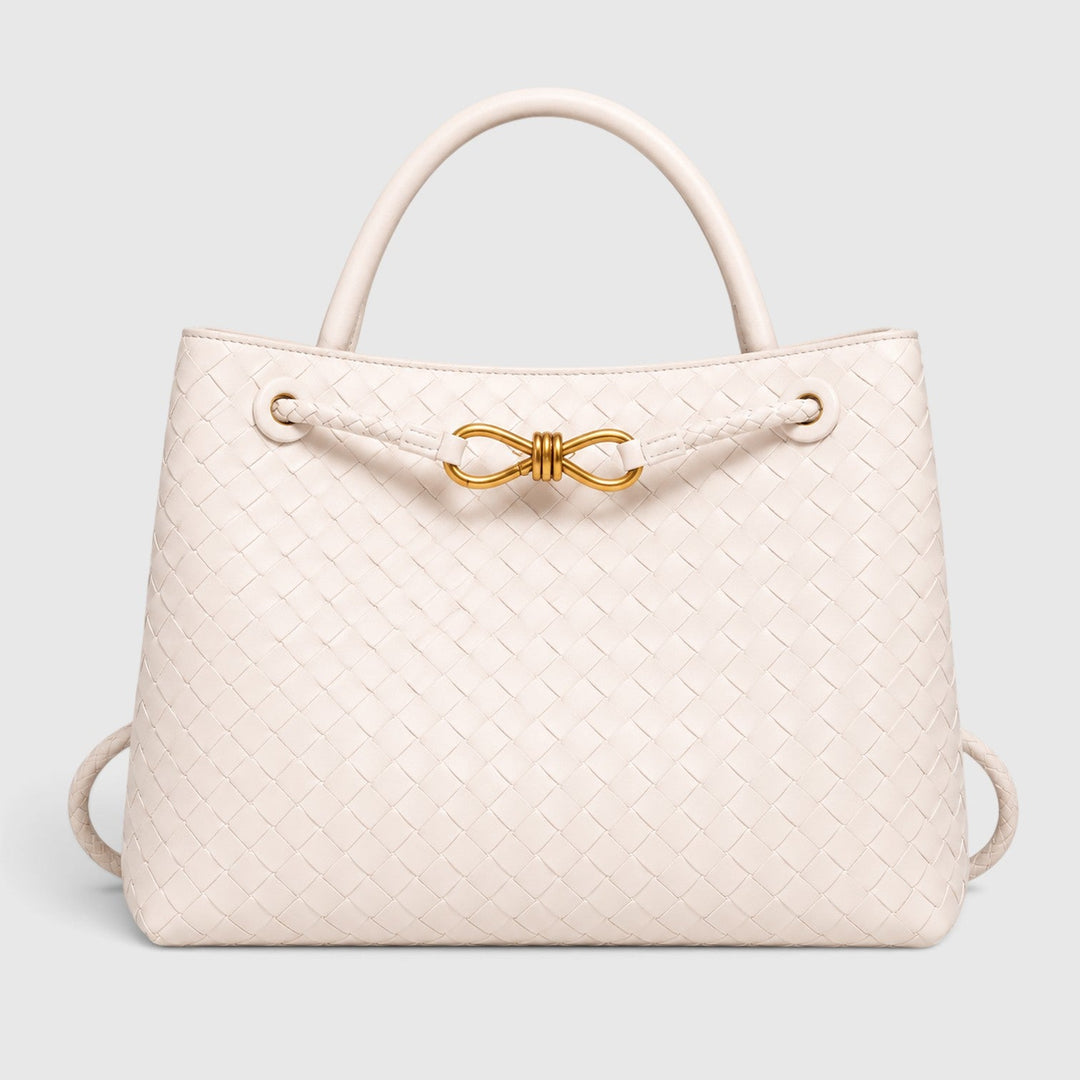 Temperance | Sophisticated Woven Leather Tote Bag