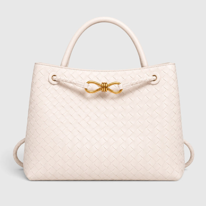 Temperance | Sophisticated Woven Leather Tote Bag