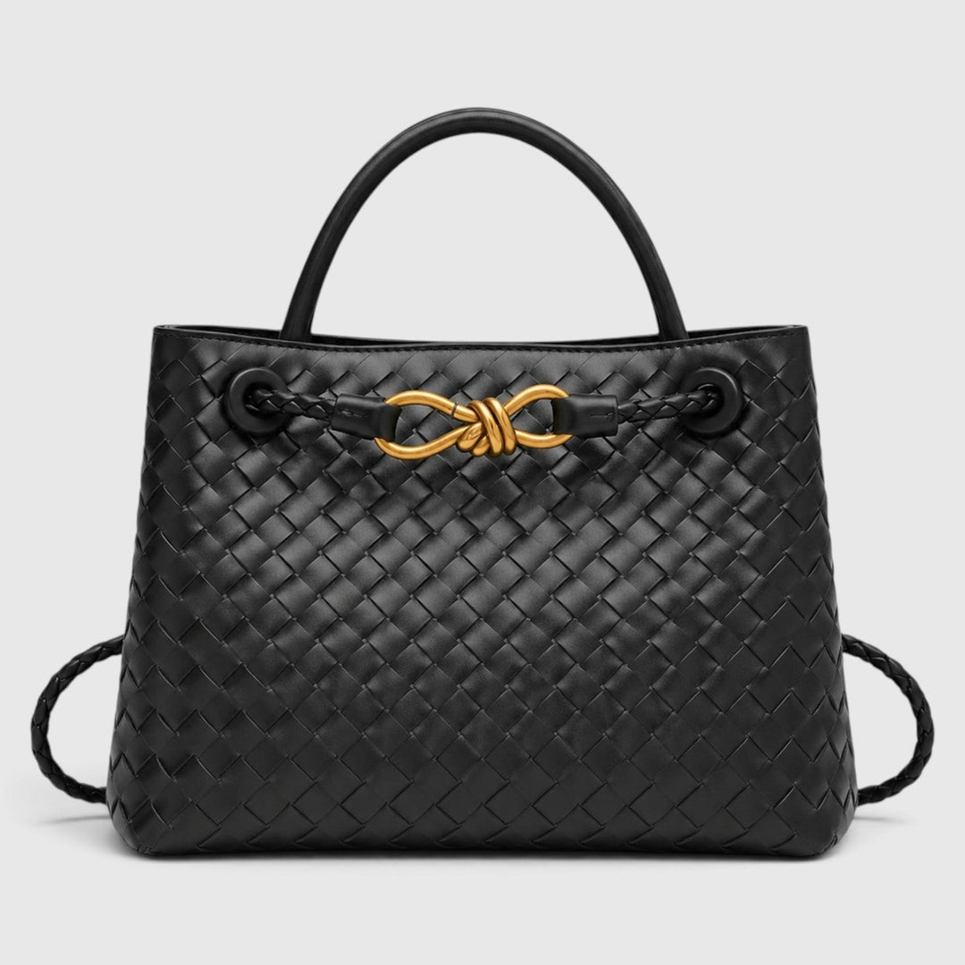Temperance | Sophisticated Woven Leather Tote Bag