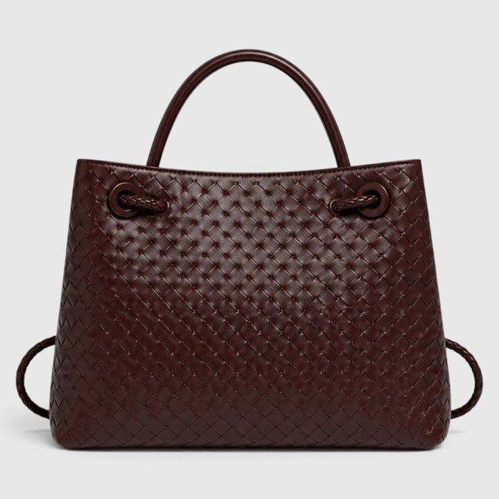 Temperance | Sophisticated Woven Leather Tote Bag
