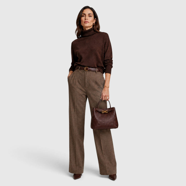 Temperance | Sophisticated Woven Leather Tote Bag