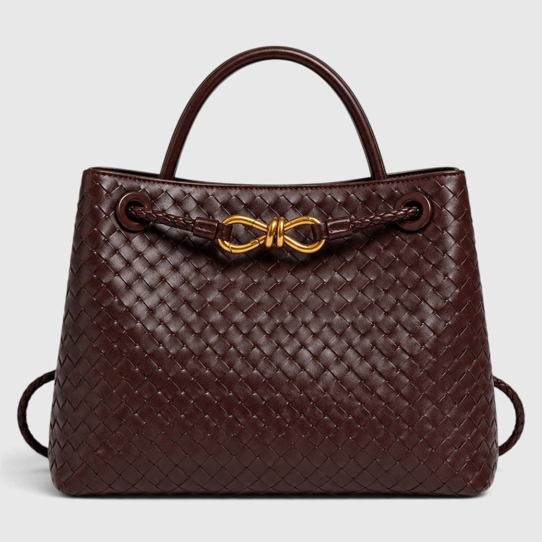 Temperance | Sophisticated Woven Leather Tote Bag