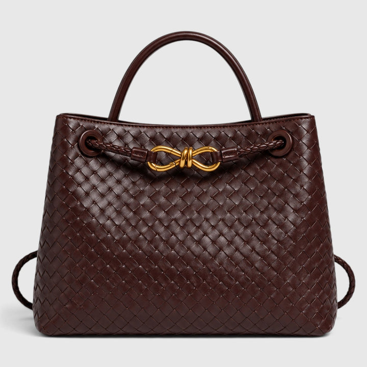 Temperance | Sophisticated Woven Leather Tote Bag