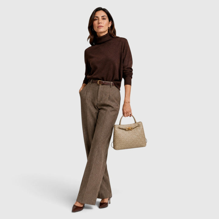 Temperance | Sophisticated Woven Leather Tote Bag