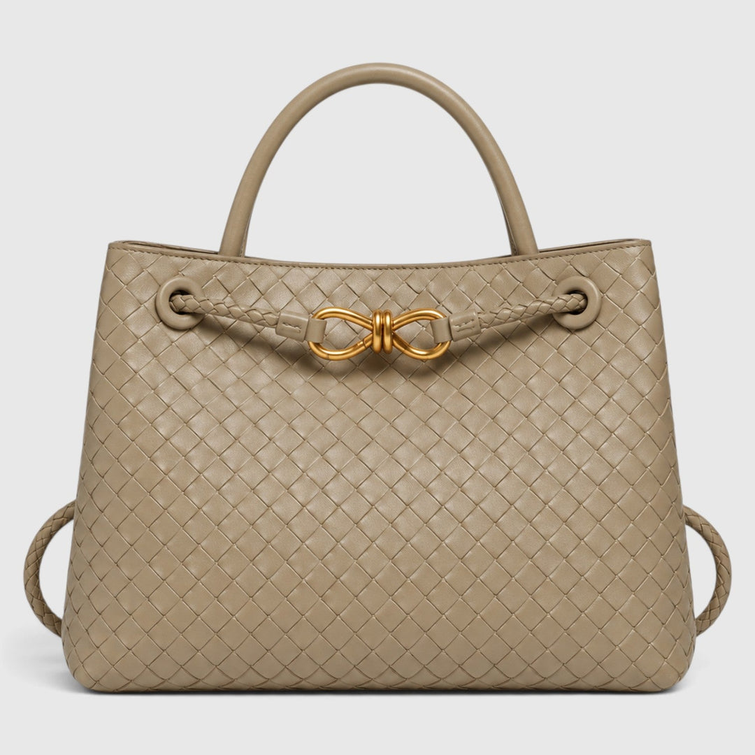 Temperance | Sophisticated Woven Leather Tote Bag