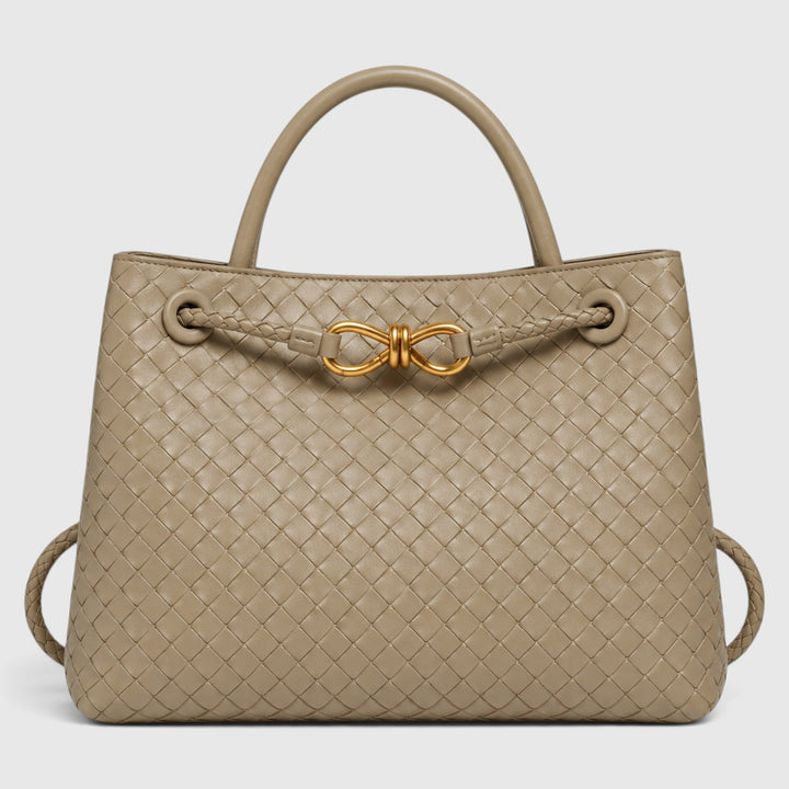 Temperance | Sophisticated Woven Leather Tote Bag