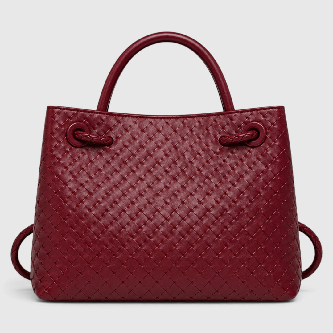 Temperance | Sophisticated Woven Leather Tote Bag