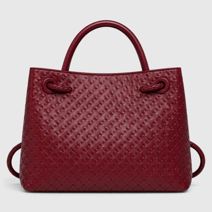 Temperance | Sophisticated Woven Leather Tote Bag