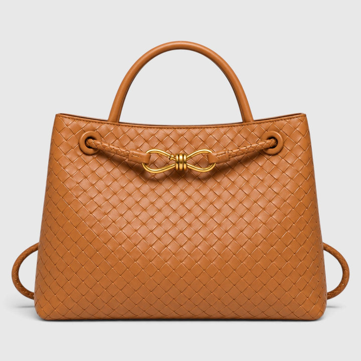 Temperance | Sophisticated Woven Leather Tote Bag