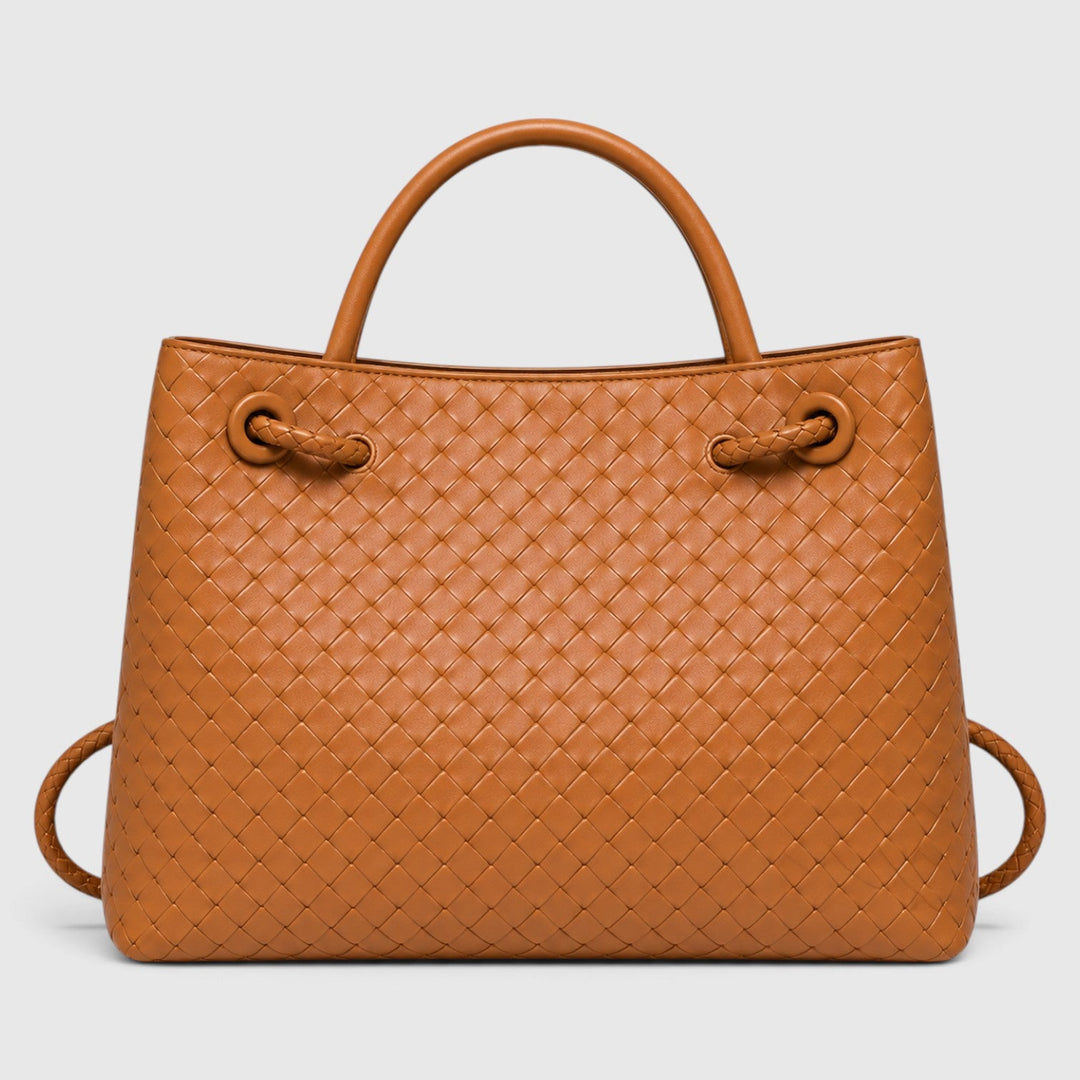 Temperance | Sophisticated Woven Leather Tote Bag
