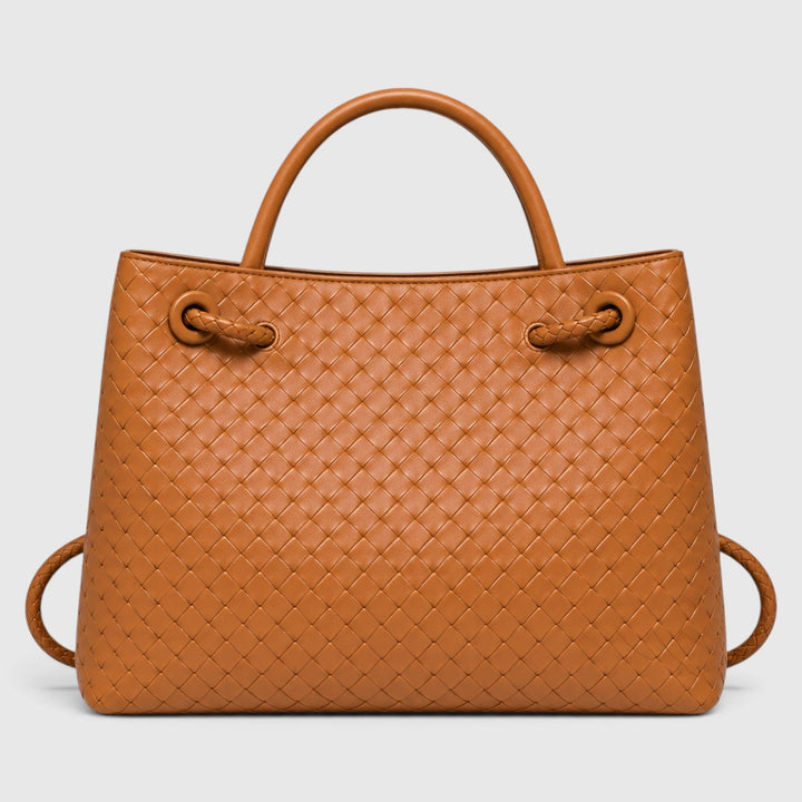 Temperance | Sophisticated Woven Leather Tote Bag