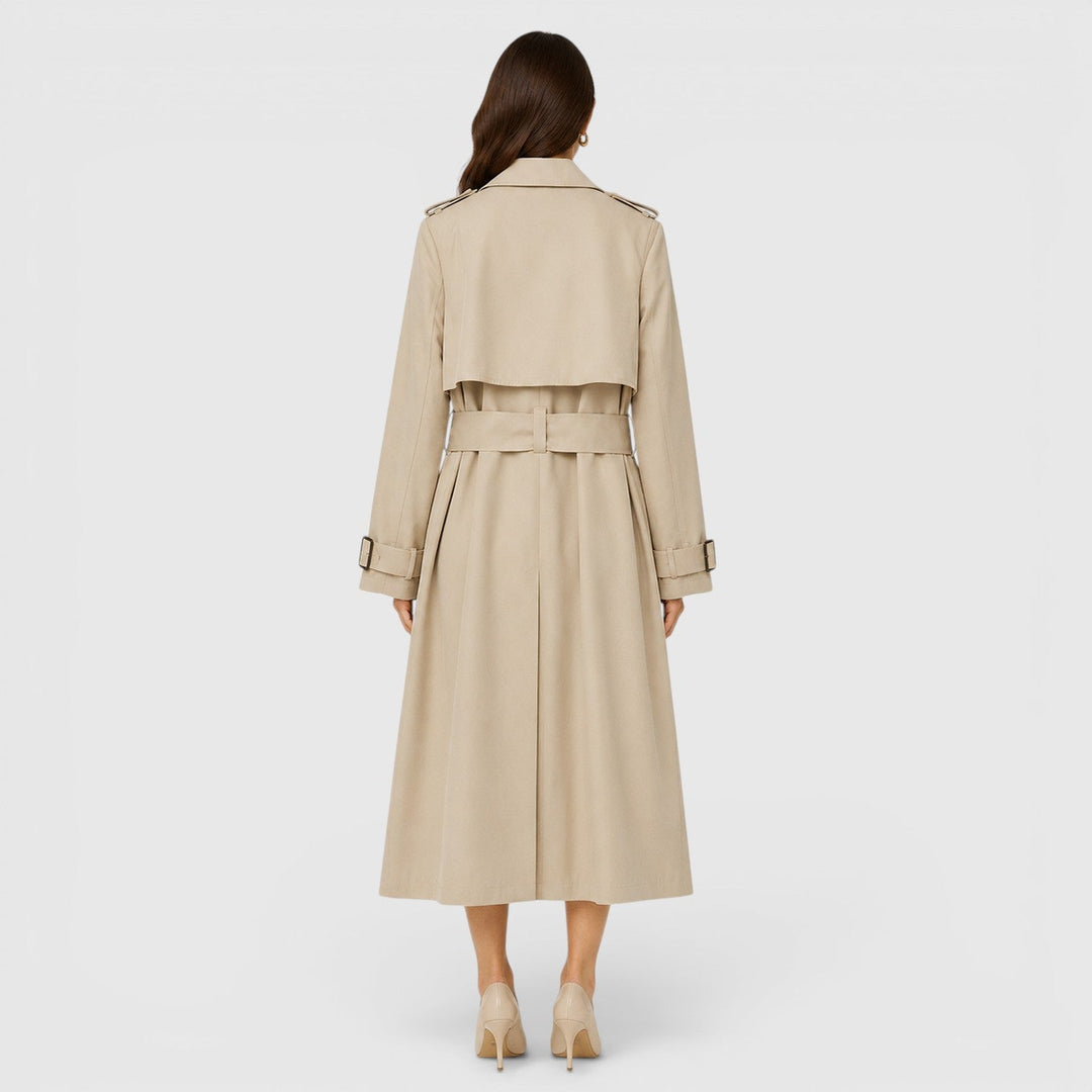 Georgina | Polished Belted Winter Trench Coat