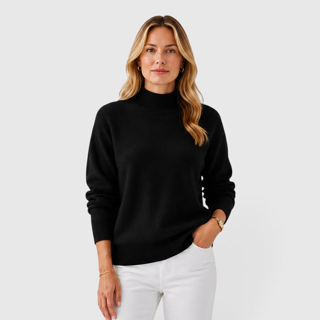 Matilda | Classic Half-Collar Knit Jumper