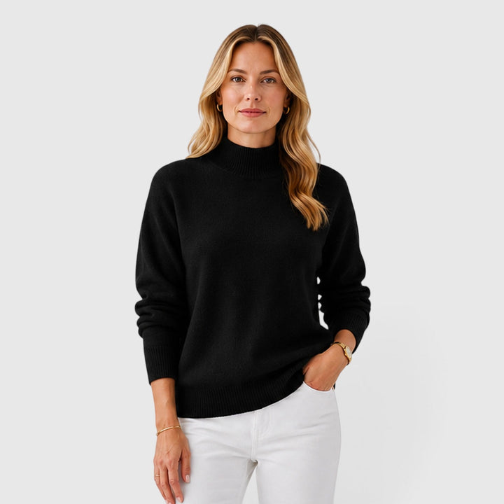 Matilda | Classic Half-Collar Knit Jumper