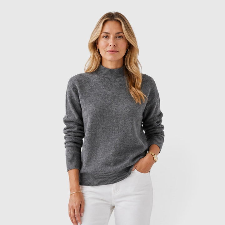 Matilda | Classic Half-Collar Knit Jumper