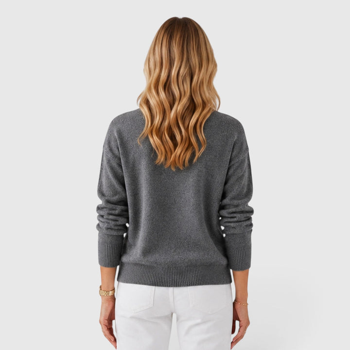 Matilda | Classic Half-Collar Knit Jumper