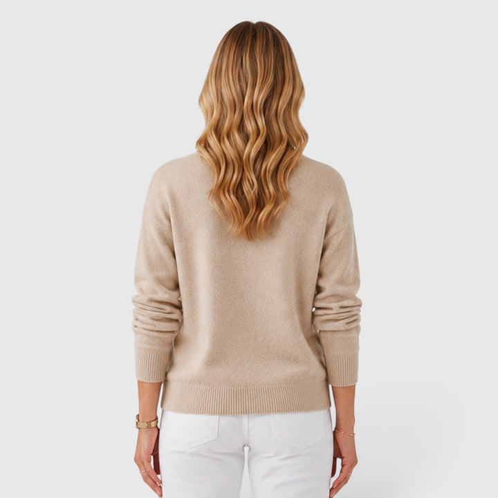 Matilda | Classic Half-Collar Knit Jumper