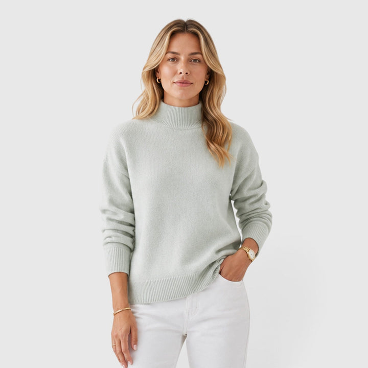 Matilda | Classic Half-Collar Knit Jumper
