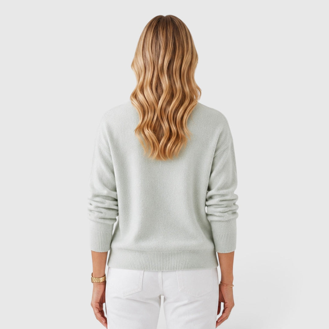 Matilda | Classic Half-Collar Knit Jumper