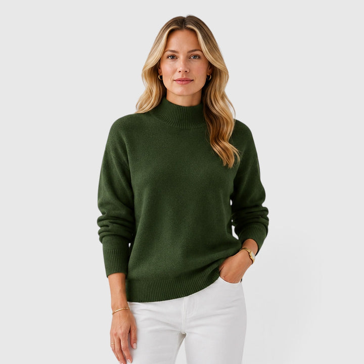 Matilda | Classic Half-Collar Knit Jumper