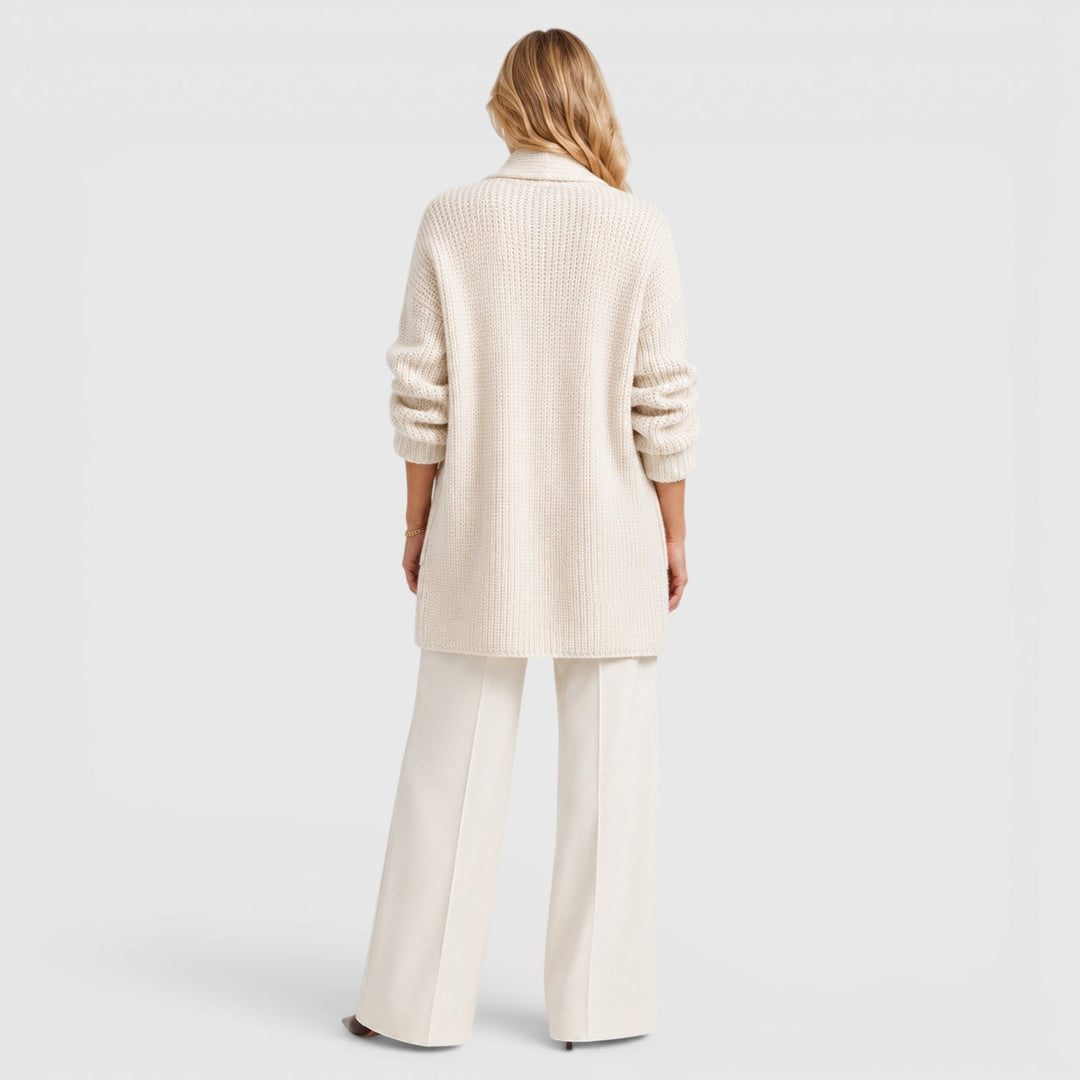 Josephine | Relaxed Ribbed Open Front Cardigan