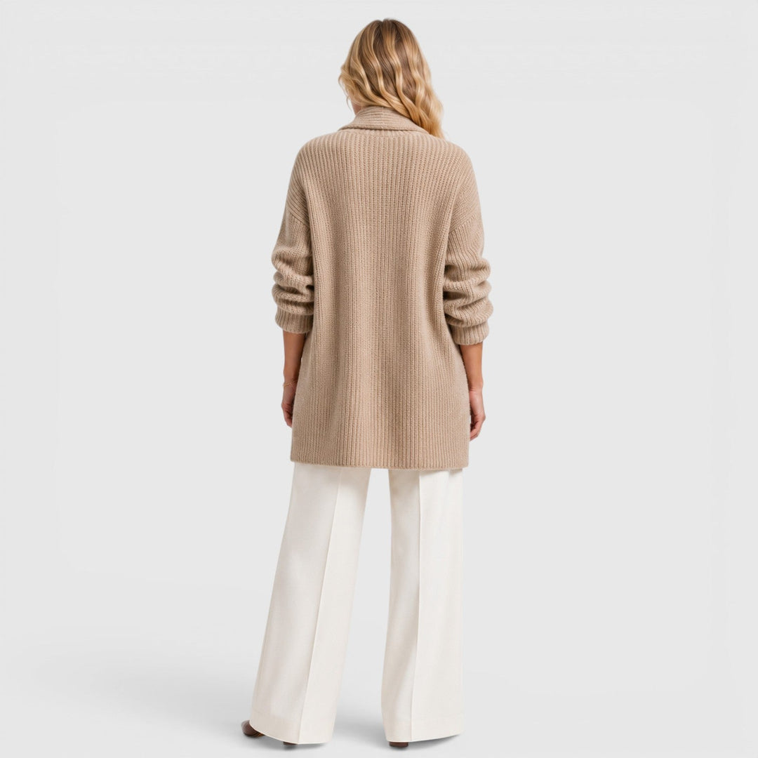 Josephine | Relaxed Ribbed Open Front Cardigan