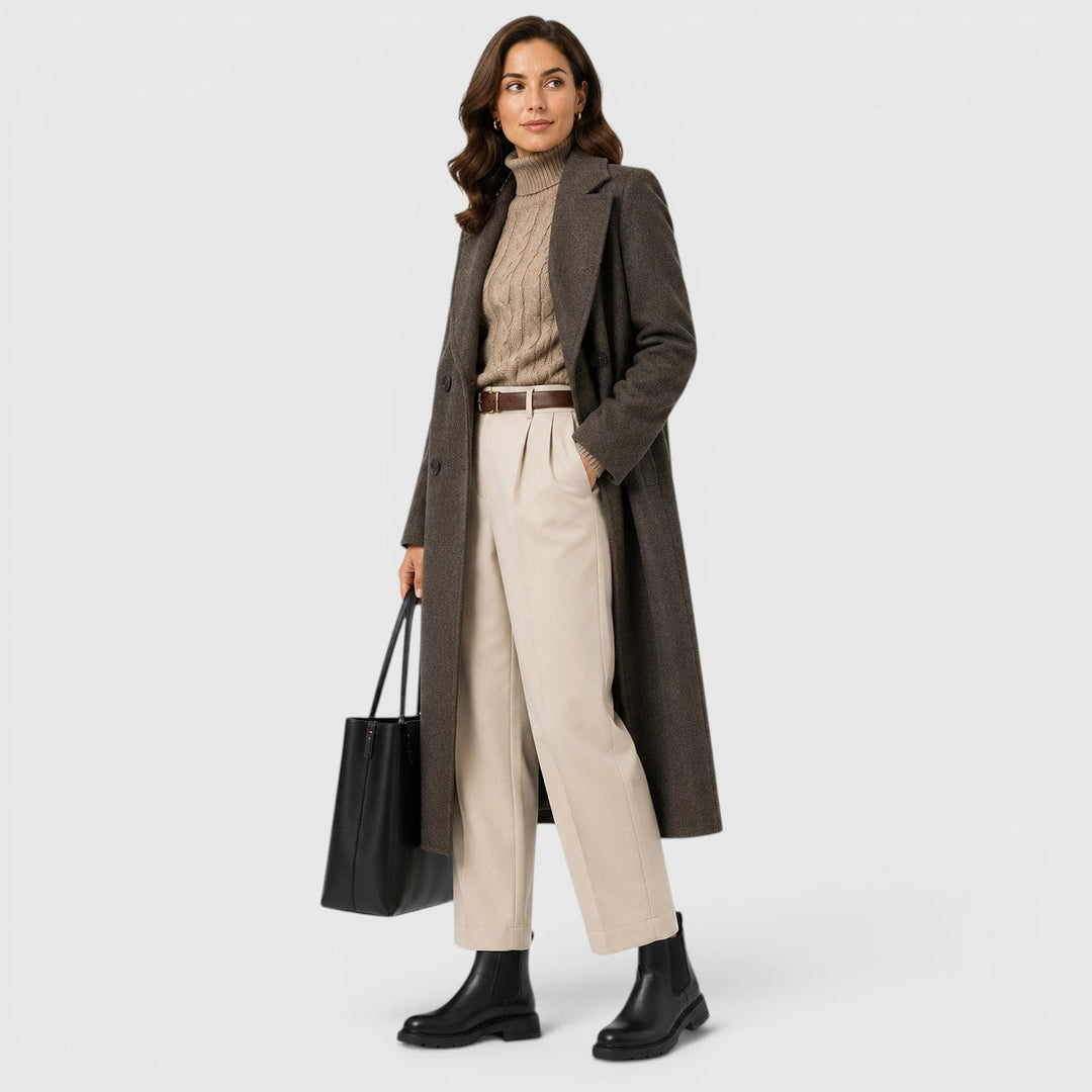 Genevieve | Rugged Leather Chelsea Boots Chunky Sole