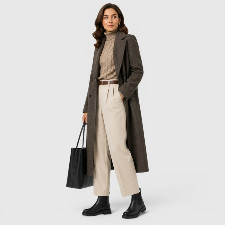 Genevieve | Rugged Leather Chelsea Boots Chunky Sole