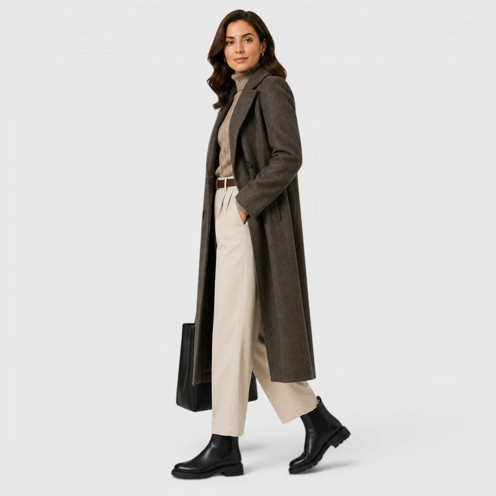 Genevieve | Rugged Leather Chelsea Boots Chunky Sole
