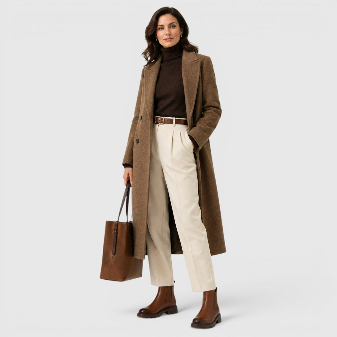 Genevieve | Rugged Leather Chelsea Boots Chunky Sole
