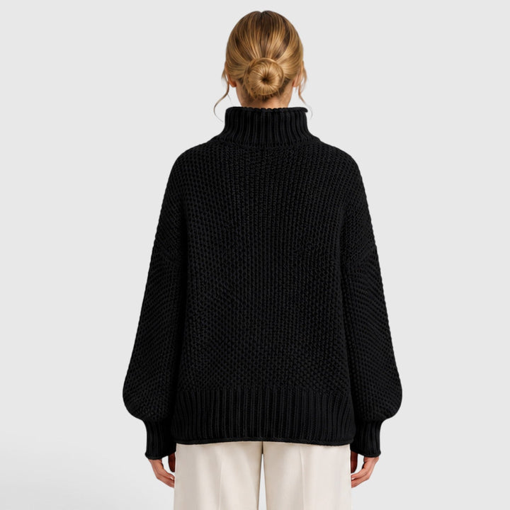 Thea | Cozy Roll Neck Oversized Knit Jumper