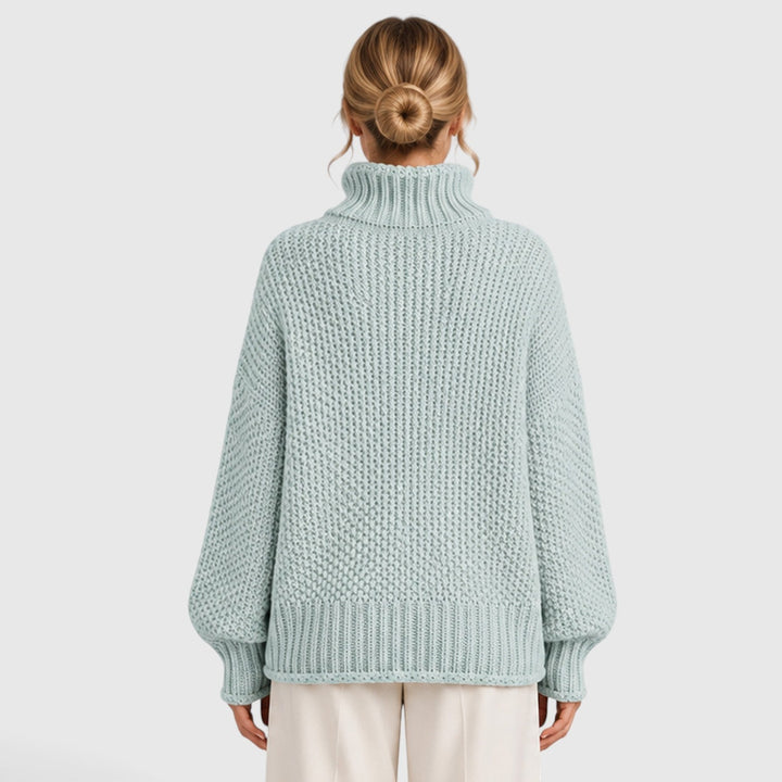 Thea | Cozy Roll Neck Oversized Knit Jumper