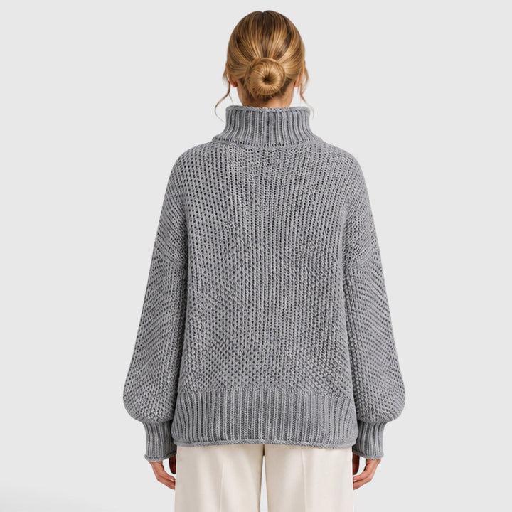 Thea | Cozy Roll Neck Oversized Knit Jumper