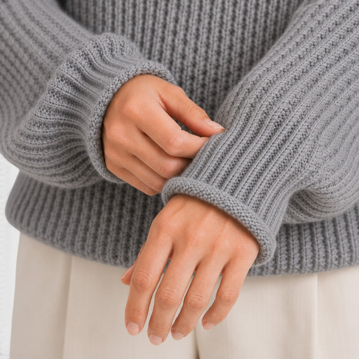 Thea | Cozy Roll Neck Oversized Knit Jumper