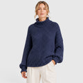Thea | Cozy Roll Neck Oversized Knit Jumper